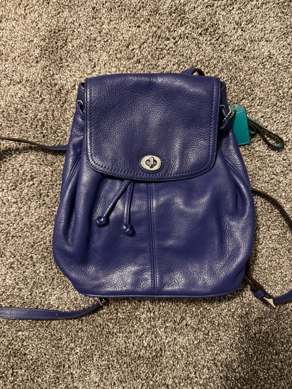 Navy Coach backpack